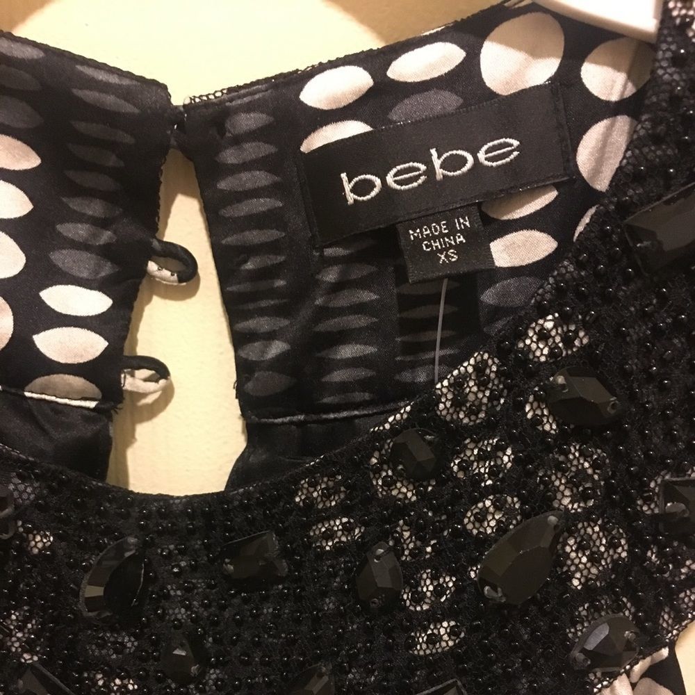 NWT Bebe floor length gown - Picture 3 of 4